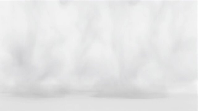 Cinematic white smoke cloud background texture with abstract fog mist and vapor swirling in soft smooth gradient atmospheric gas motion creating dreamy mysterious visual effect in modern design