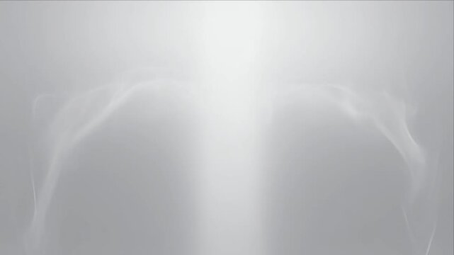 Cinematic smoke cloud background abstract white gray soft gradient dreamy atmosphere with light beam minimal glow vapor art elegant texture subtle motion design serene clean space backdrop