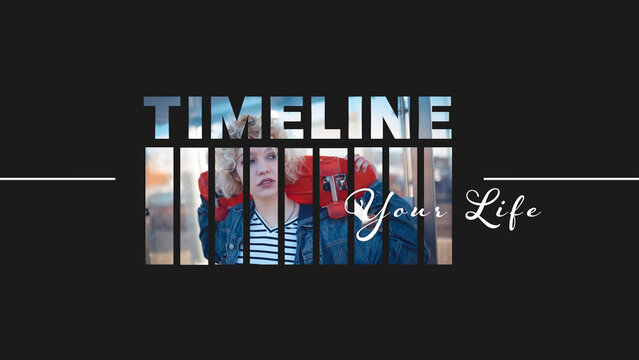 Modern Cut Out Style Timeline