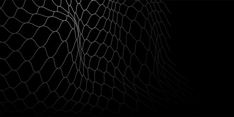 Mesh texture for fishing nets. Seamless pattern for sportswear or soccer goal, volleyball net, basketball hoop, hockey, athletics. vector illustration. Abstract net background for sports. © subang