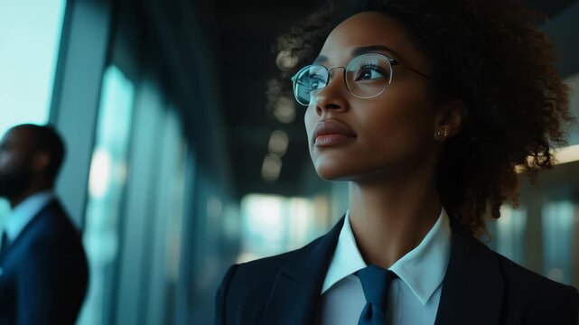 Young Professional Looking Ahead