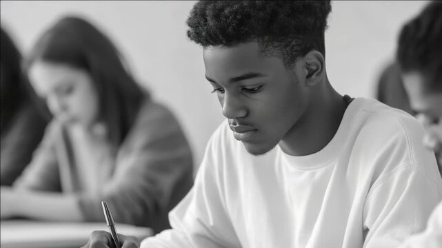 Student Engaged in Class