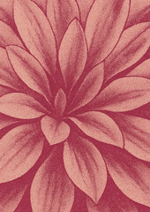 Fototapeta premium Vintage floral pattern illustration