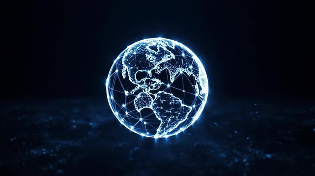 Floating crystalline sphere with intricate geometric patterns in dark cosmic space geometry fractal abstract