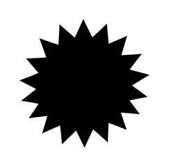 Fototapeta premium Black silhouette of a traditional dutch windmill with spinning blades isolated on transparent background, Vector