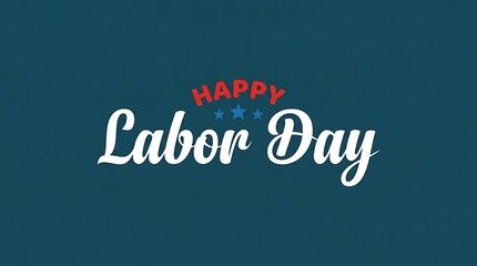 Obraz premium Happy labor day wishes and greetings