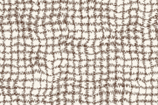 Abstract background pattern with dark brown handdrawn scribble grid lines