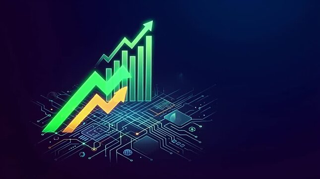 Data Visualization with Rising Graphs and Digital Elements