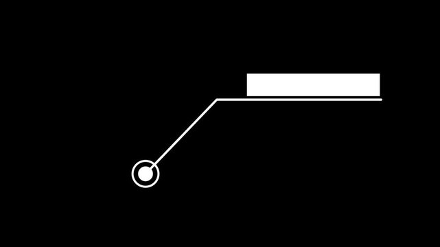HUD call out elements pack animation, Hud callout element icon sign animation. Animated callout lines for text and data. HUD element on a black background 4K videos