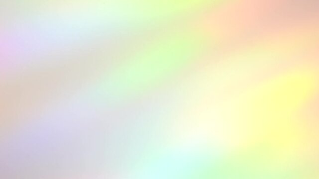 虹色の光が差し込むエモーショナルな動画