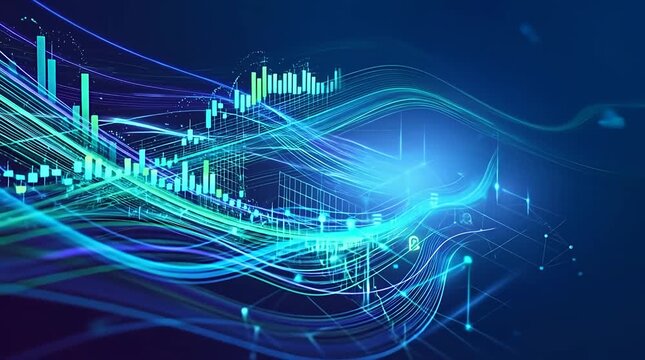 Digital Currency Flow with Animated Currency Symbols