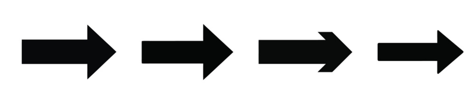 Transparent png featuring a series of black directional arrows pointing right indicating next forward movement and progress or evolution in a simple minimalist icon design overlay arrow left previous