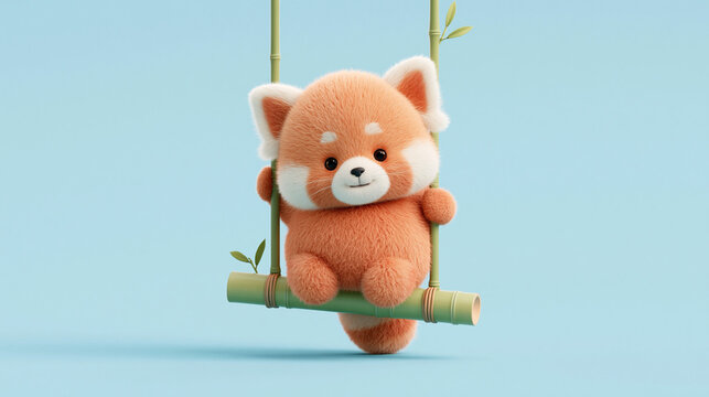 A plush toy bunny sitting upright with a gentle smile