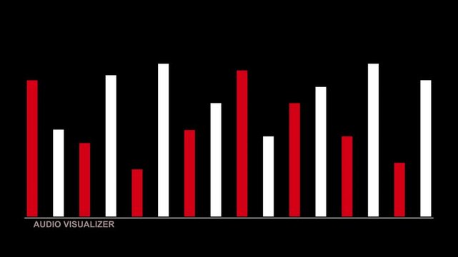 A detailed vertical bar chart, resembling a histogram on a dark background, effectively illustrates the 'Distribution of Values' or frequency across discrete categories.