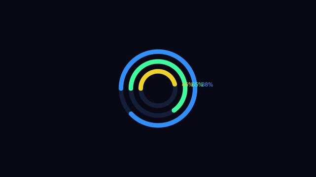 Five blue bars ascend in height against a dark blue backdrop, symbolizing advancement, data analysis, or financial upturns.