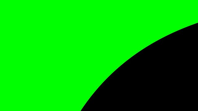 Hand drawn adult content stamp animation with 18 plus restriction sign designed with solid black fill over chroma key green screen background for video editing censorship and age gate warning overlay