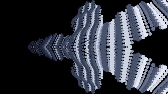 Abstract Point Cloud Design.