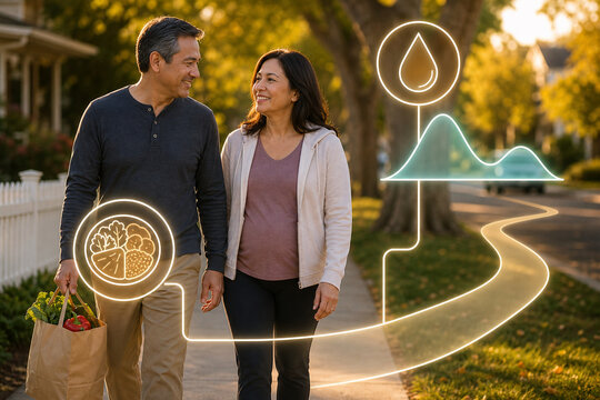 After meal walking glucose balance