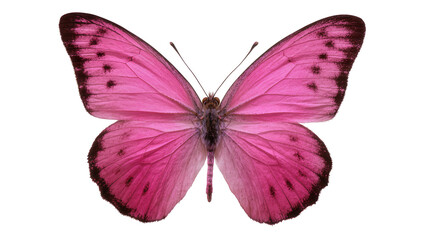 Pink butterfly with dark spots on wings © Ophelia