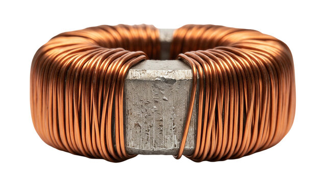 Copper wire coil, toroidal inductor, electrical component, industrial part
