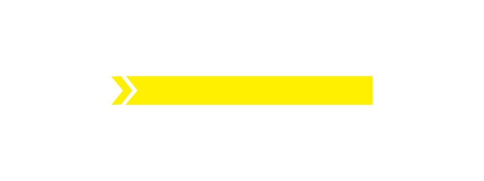 Yellow Ribbon Arrow Infographic Header Vector Element