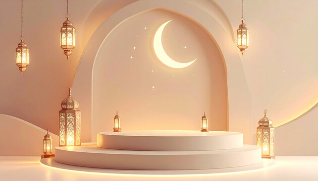Ramadan Arch Podium