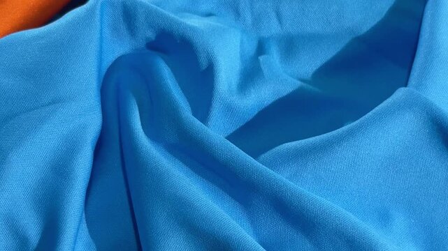 Textured fabric draping abstract