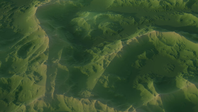 High-resolution procedural mountain terrain created in Blender using Geometry Nodes. Suitable for game development, environment design, concept art, digital backgrounds, and presentations.