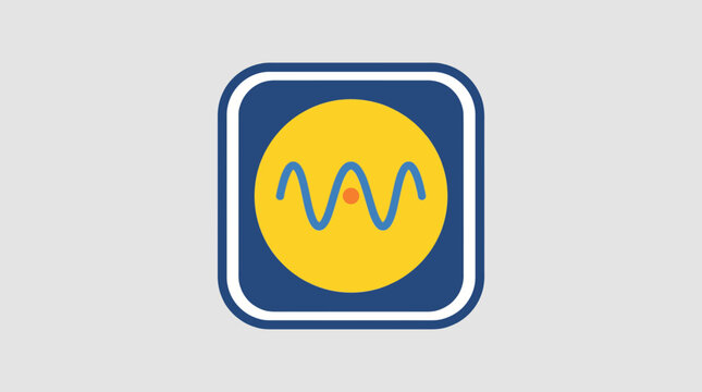 Photon Particle Flat Color Icon Vector