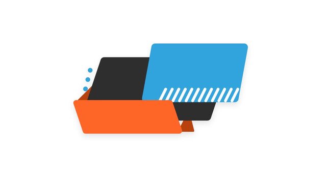 Digital File Folder Icon for Data Storage and Organization