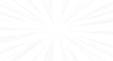 Naklejka premium Abstract motion blur background with white lines converging towards a bright light