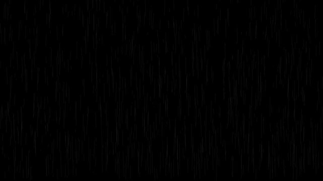 Heavy rain wall falling in front of the camera against black screen. rain days, heavy rain falling on window surface,
real rain drops sliding on window glass, animation of heavy rain falling right