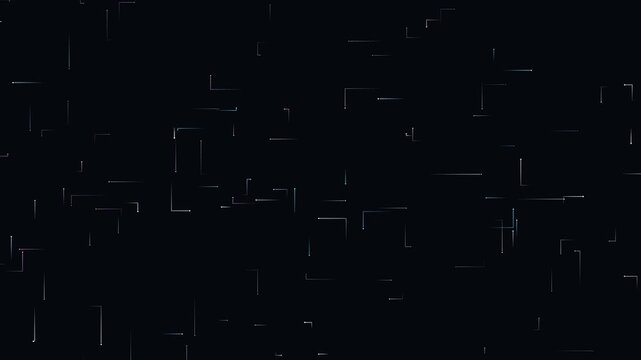 Procedural art geometric grid texture with white digital lines on a black background, suitable for minimalist designs, web backgrounds, or tech themes.
