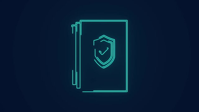 application layer security and secure data protection animation