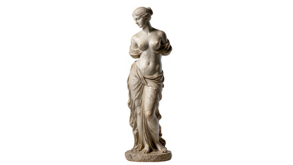 Marble statue of Venus de Milo with draped cloth © Luca