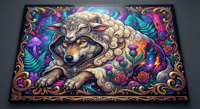  wolf covered by sheep's clothing 