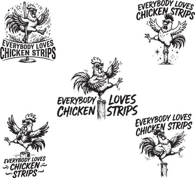 Everybody Loves Chicken Strips SVG