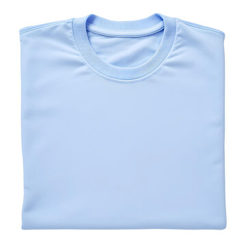 T-shirt folded isolated on transparent background 