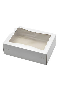 White Rectangular Tissue Box With Soft Paper Sheets Isolated On Transparent Background
