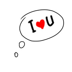 I love u bubble © Vina