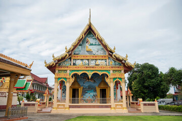 Fototapeta premium THAILAND CHANTHABURI CITY WAT BOT MUANG