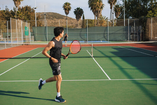 Playing Tennis