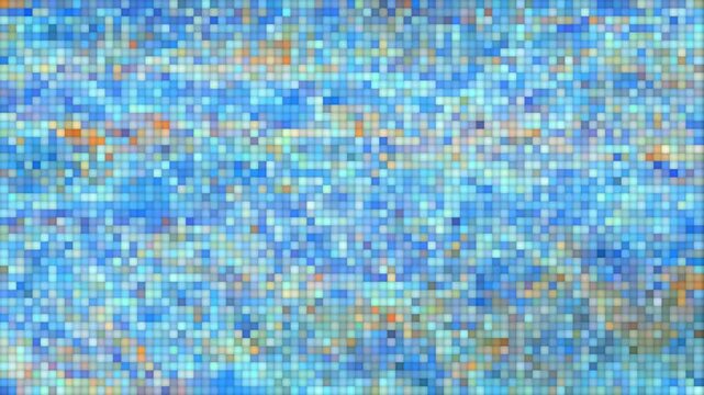 Thousand small rectangular of jelly colorful pastel color cold tone texture background