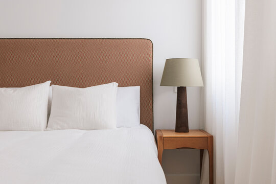 Headboard and Nightstand Detail