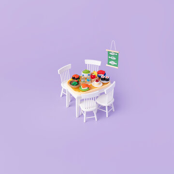 Miniature Sushi Restaurant