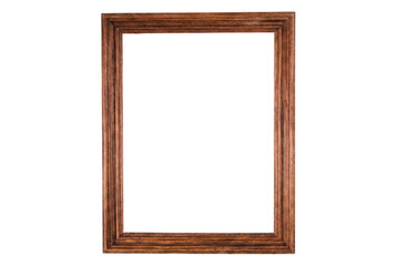 Vintage Style Dark Wood Picture Frame with Molded Edges © Md