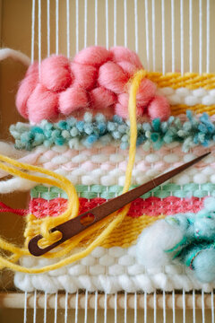 Tapestry in the making 