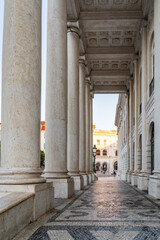 Obraz premium walking the streets of Lisbon Portugal