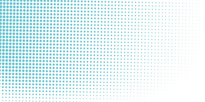 Transparent Vector Gradient Blue Color Halftone Background Staggered Dots Pattern modern dotted