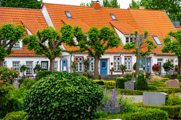 Historische Fischersiedlung Holm, Stadt Schleswig, Schleswig-Holsten, Deutschland © Comofoto